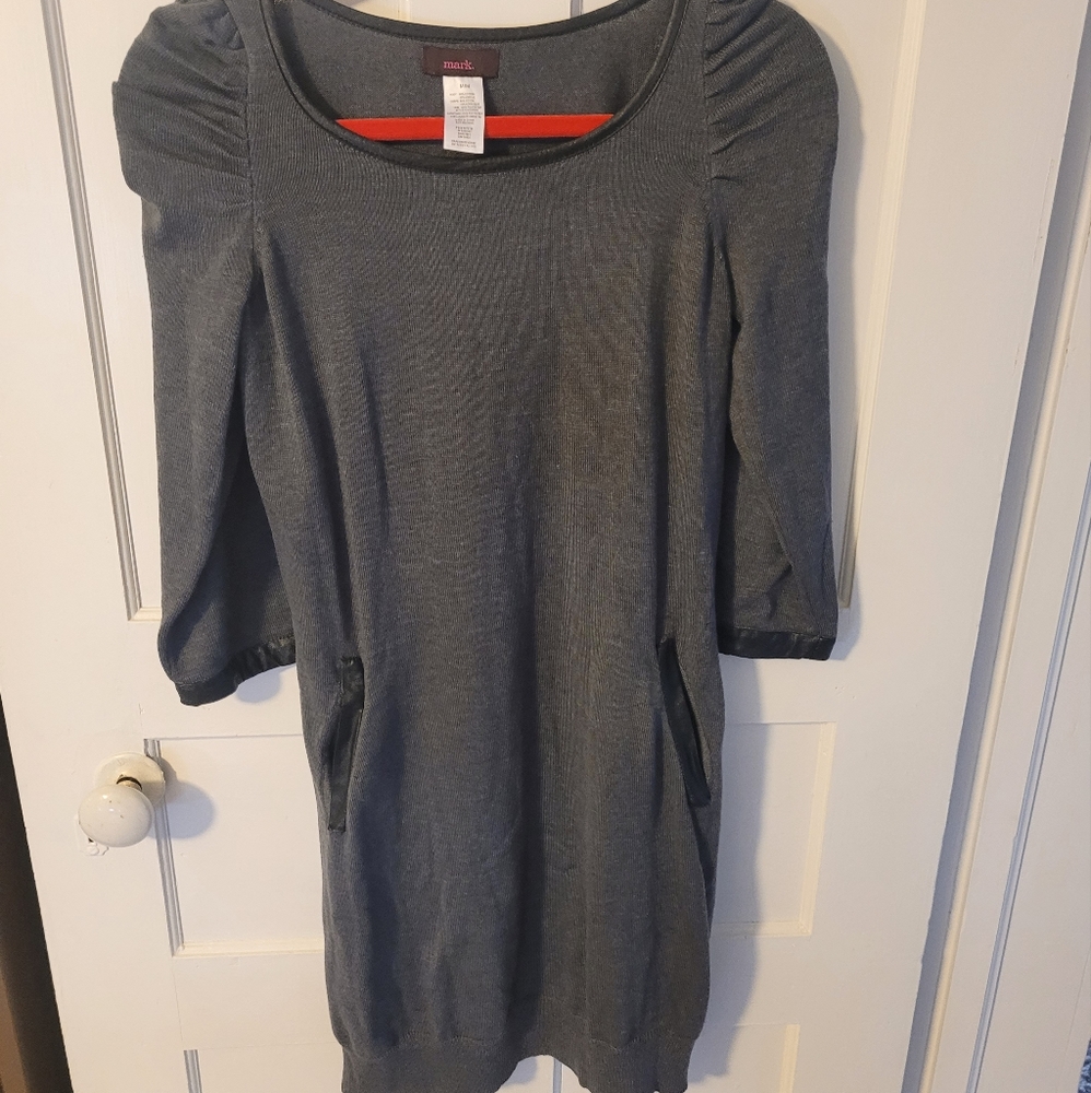 Mark. Grey sweater dress